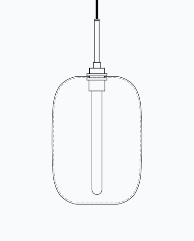 Balon Grand Ombra - Luxe Pendant Model