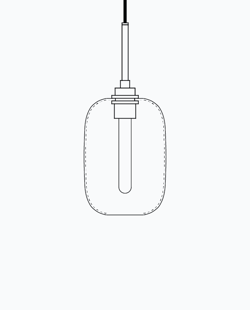 Balon Ombra Pendant Revit