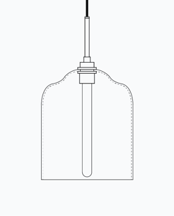 Bell Jar Pendant Model