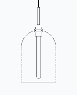 Cloche Grand Pendant Revit