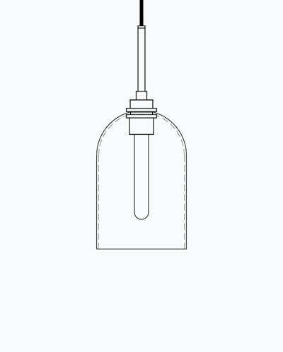 Cloche - Luxe Pendant Model