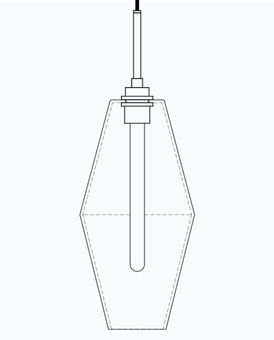Marquise Grand Optique - Luxe Pendant Model