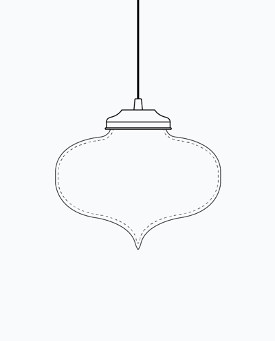 Minaret Pendant Model
