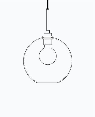 Solitaire - Luxe Pendant Model