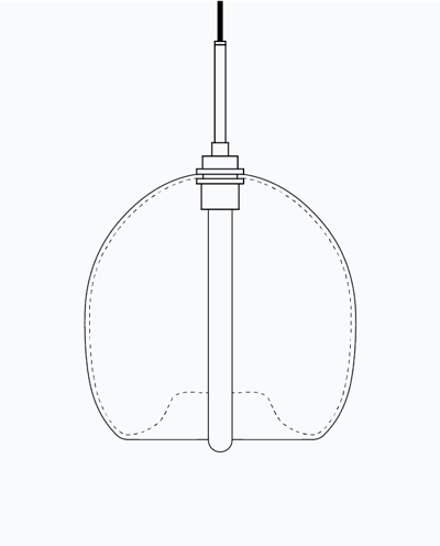 Stamen - Luxe Pendant Model
