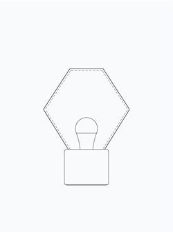 Trove Opalia Ionic Table Lamp Model