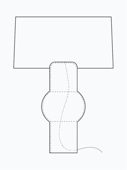 Boa Table Lamp Model