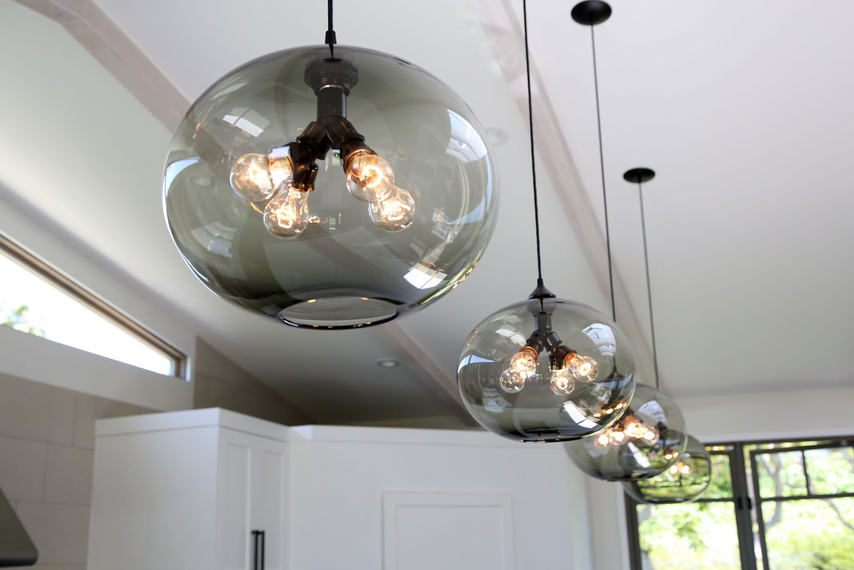 Modern Kitchen Lighting - Gray Terra Pendant Lights
