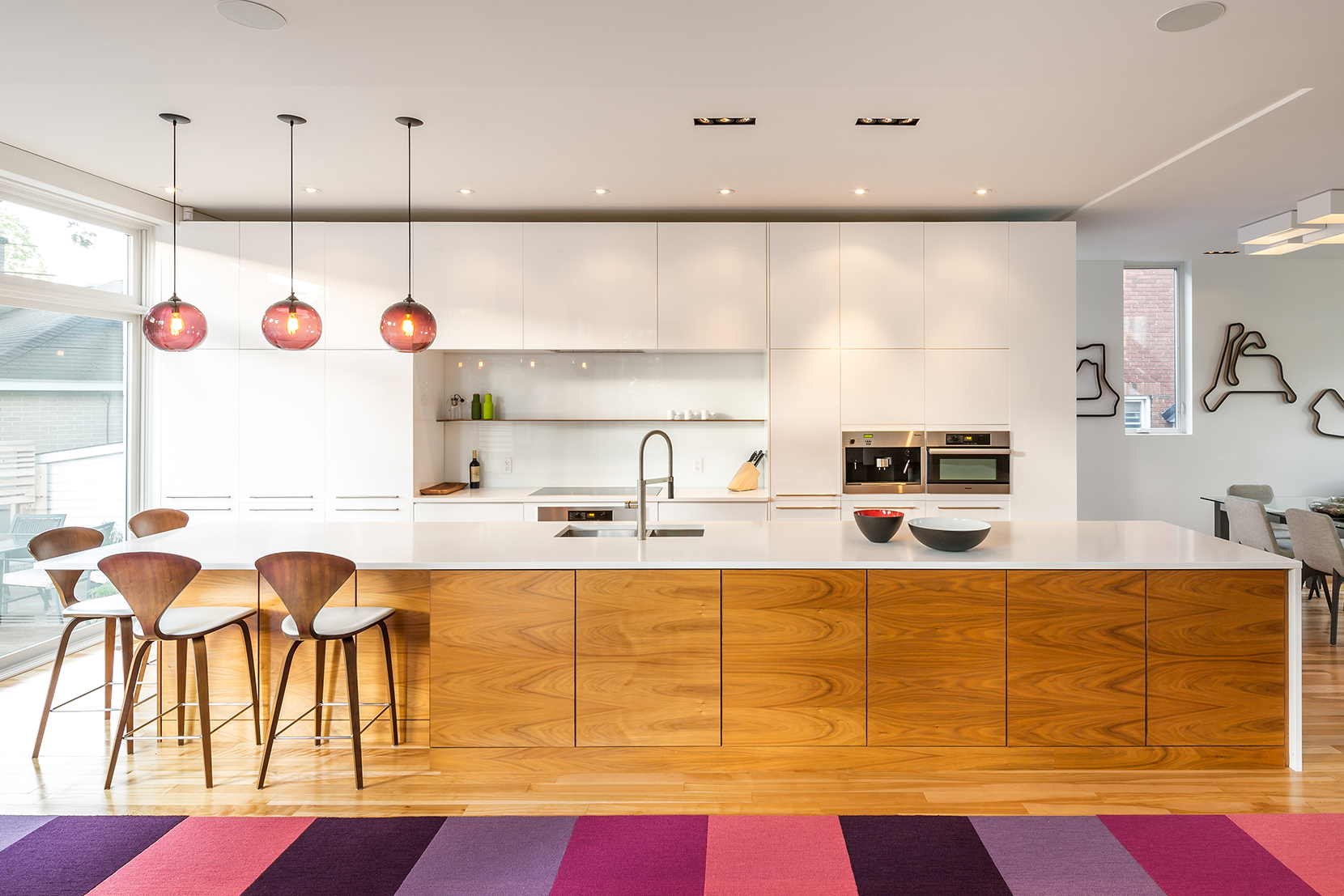 Modern Kitchen Lighting - Plum Solitaire Pendant Lights