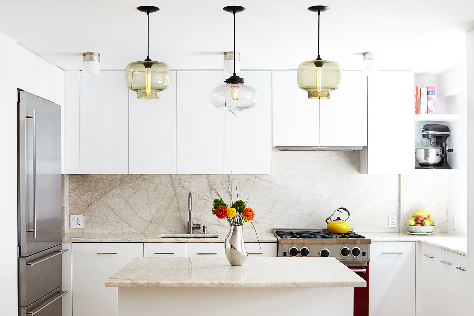 Multi light outlet kitchen island pendant