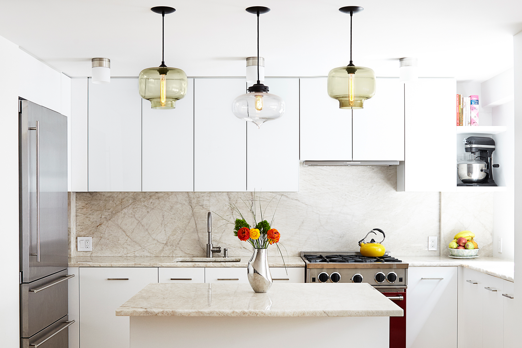Modern Kitchen Lighting - Oculo and Minaret Pendant Lights