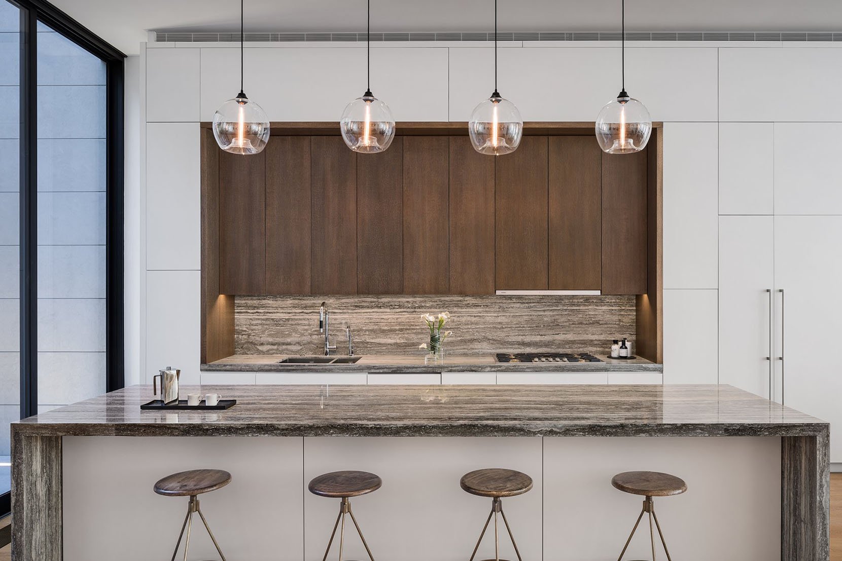 Modern Kitchen Lighting - Crystal Stamen Pendant Lights