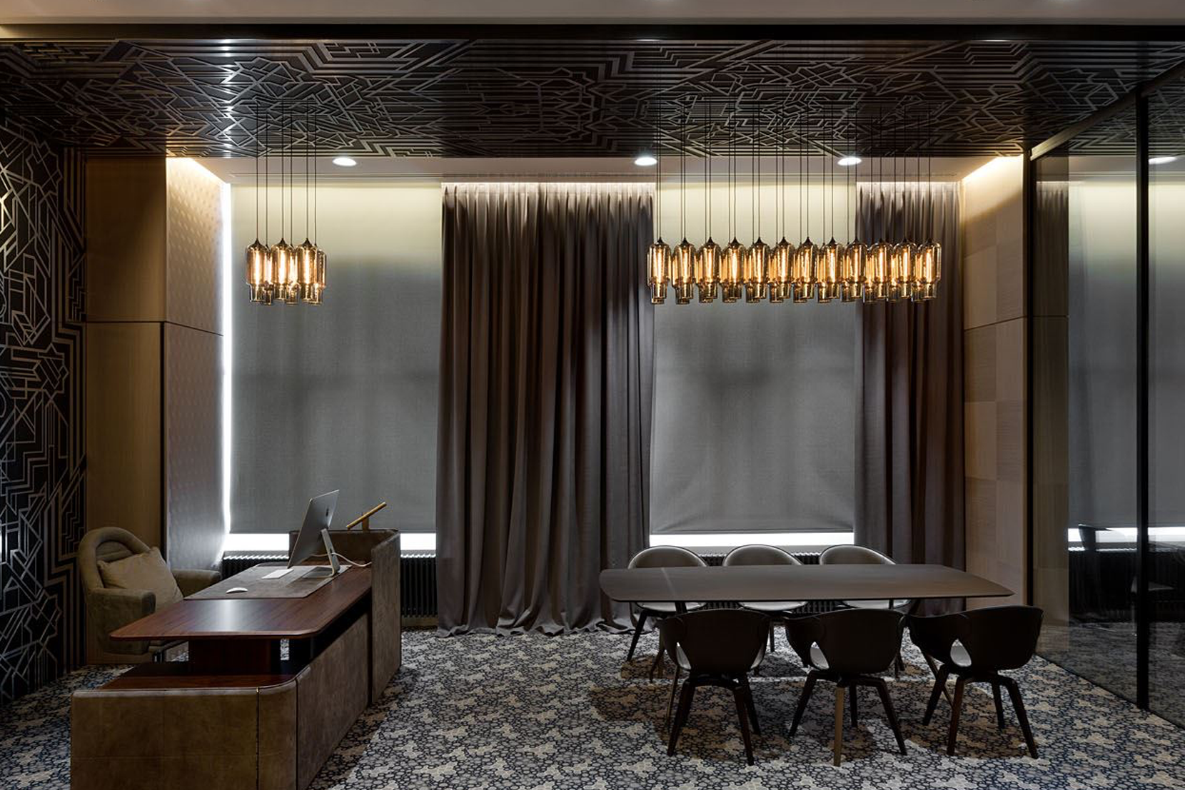 Modern store office lighting