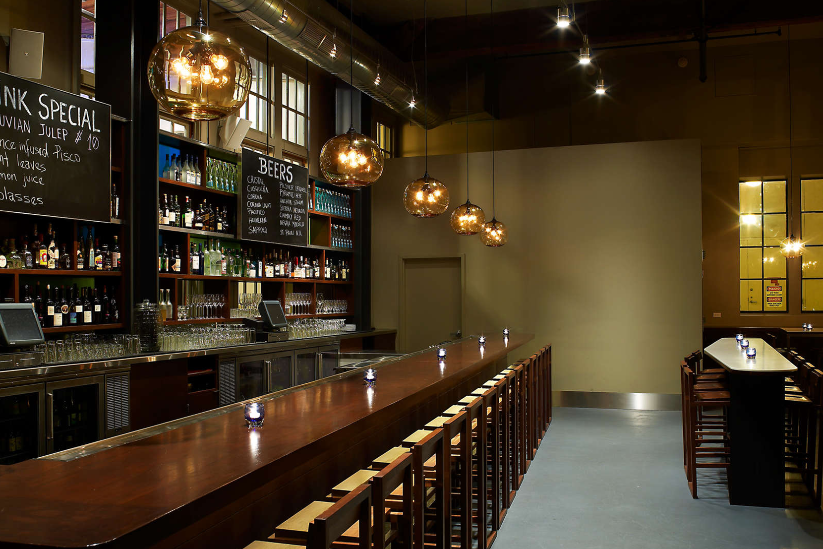 Modern Glass Restaurant Lighting - Terra Pendant Lights