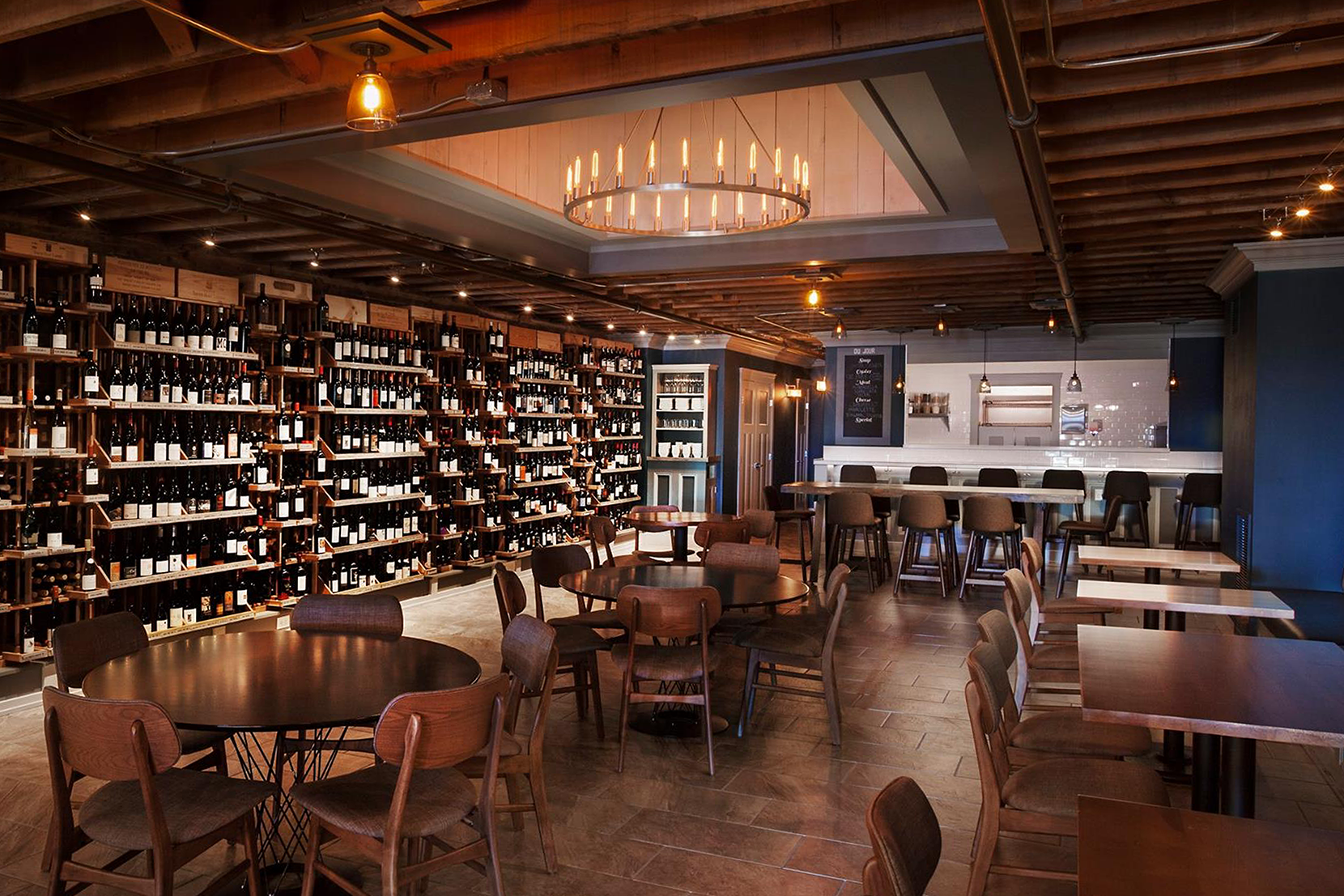 Modern Glass Restaurant Lighting - Custom Chandliers
