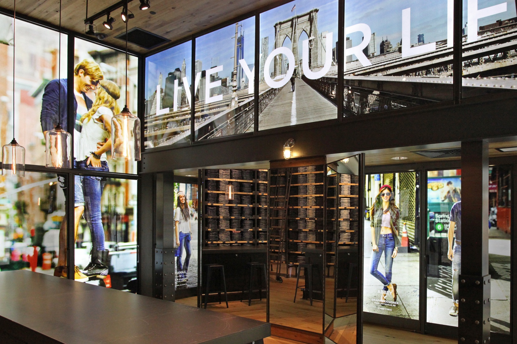 Handmade Niche Retail Pendant Lighting in American Eagle Outfitters Handmade Niche Retail Pendant Lighting in American Eagle Outfitters