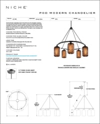 Pod Chandelier Tear Sheet