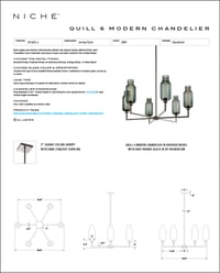 Quill 6 Chandelier Tear Sheet
