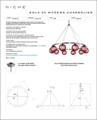 Sola 60 Chandelier Tear Sheet
