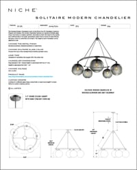 Solitaire Chandelier Tear Sheet