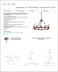 Spark 24 Chandelier Tear Sheet