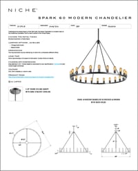 Spark 60 Chandelier Tear Sheet