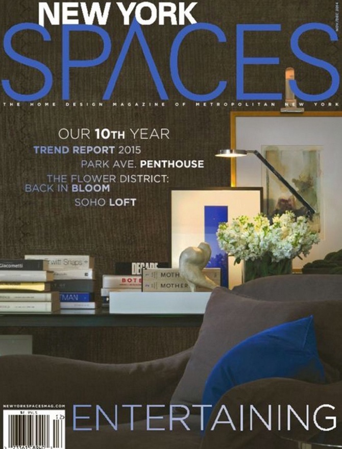 New York Spaces magazine cover