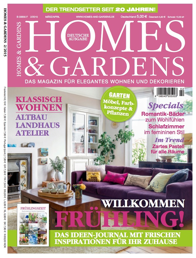Homes and Gardens Germany magazine cover