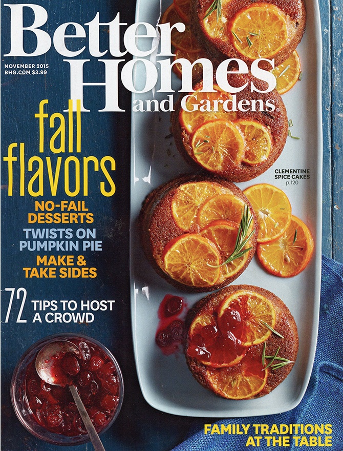 Better Homes and Gardens magazine cover