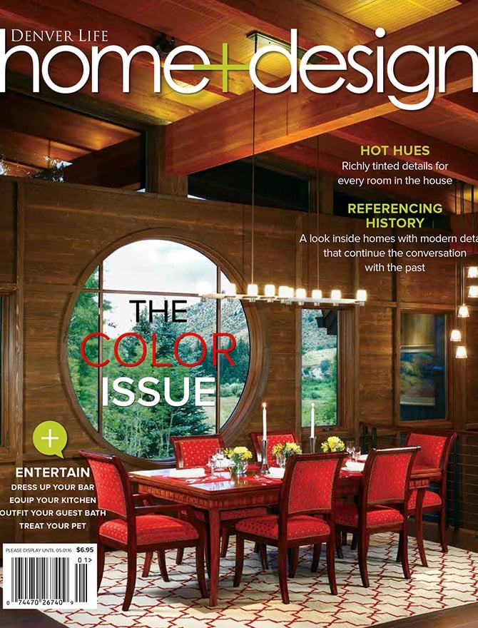 Denver Life Home and Design magazine cover