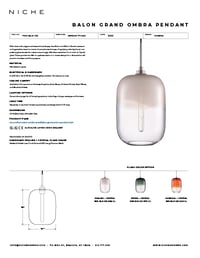 Balon Grand Ombra Tear Sheet