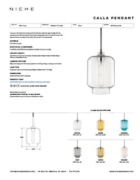 Calla Tear Sheet