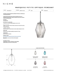 Marquise Petite Optique Tear Sheet