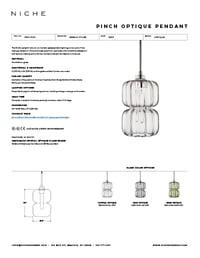 Pinch Optique Tear Sheet