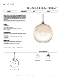 Solitaire Ombra Tear Sheet
