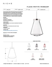 Flask Petite Tear Sheet