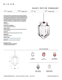 Facet Petite Tear Sheet