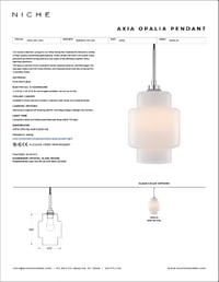 Axia Opalia Tear Sheet