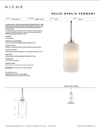 Helio Opalia Tear Sheet