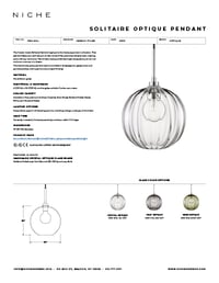Solitaire Optique Tear Sheet