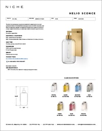 Helio Sconce Tear Sheet