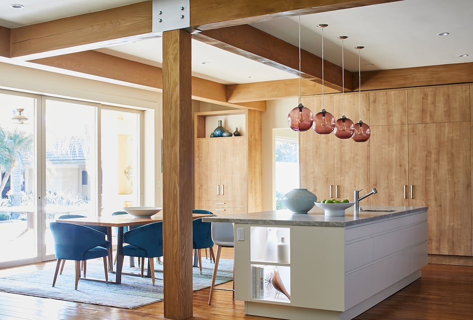 Studio Strongwater - Santa Fe, CA Featurign Niche Plum Solitaire Pendant Lights