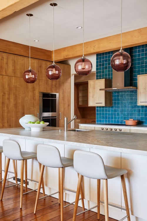 Studio Strongwater - Santa Fe, CA Featurign Niche Plum Solitaire Pendant Lights