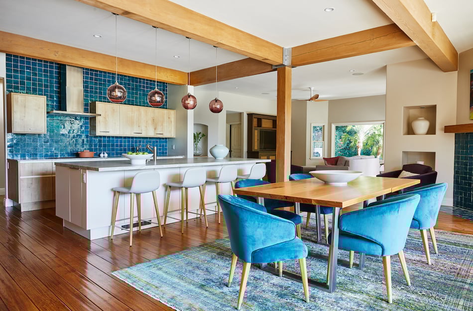 Studio Strongwater - Santa Fe, CA Featurign Niche Plum Solitaire Pendant Lights
